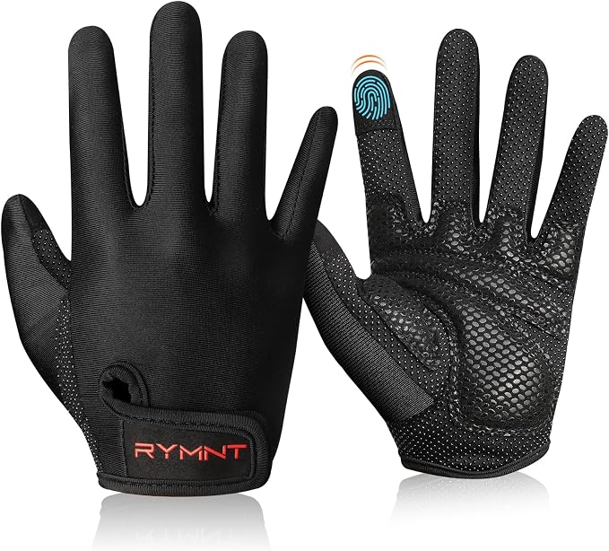 Full Finger Workout Gloves Women Men - Weight Lifting Gloves Full Palm Grip | Grip Gloves for Gym, Fitness, Exercise, Weightlifting, Rowing, Dumbbells, Kettlebell, Cycling, Driving, Biking, Womens Work