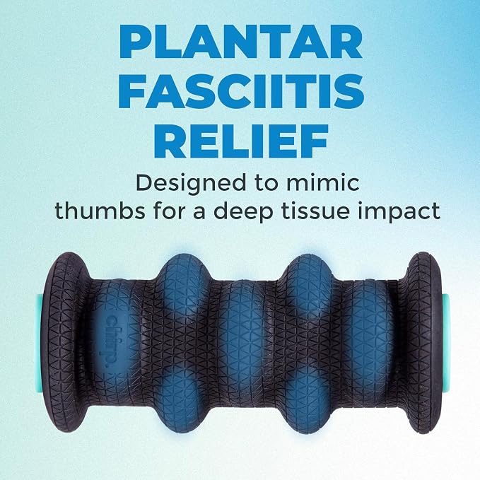 Chirp Wheel XR 2" Foot Roller, Acupressure Roller for Tired Feet, Mint | Acupressure Foot Roller, Textured Foam Roller for Feet, Plantar Massage, Muscle Recovery, Compact 2 Inch