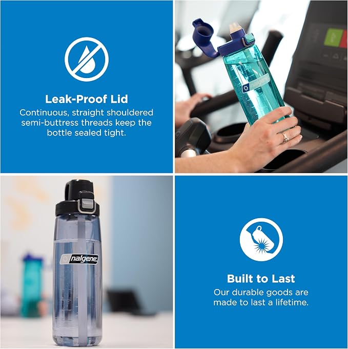 Nalgene 24 oz FreshFlow Straw Bottle