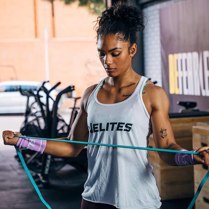 Velites Flexible Fabric Wrist Wrap for Crossfit, Bar, One Size | Provides support and security in every CrossFit workout, made from microfibre, double layer, medium-high stiffness.