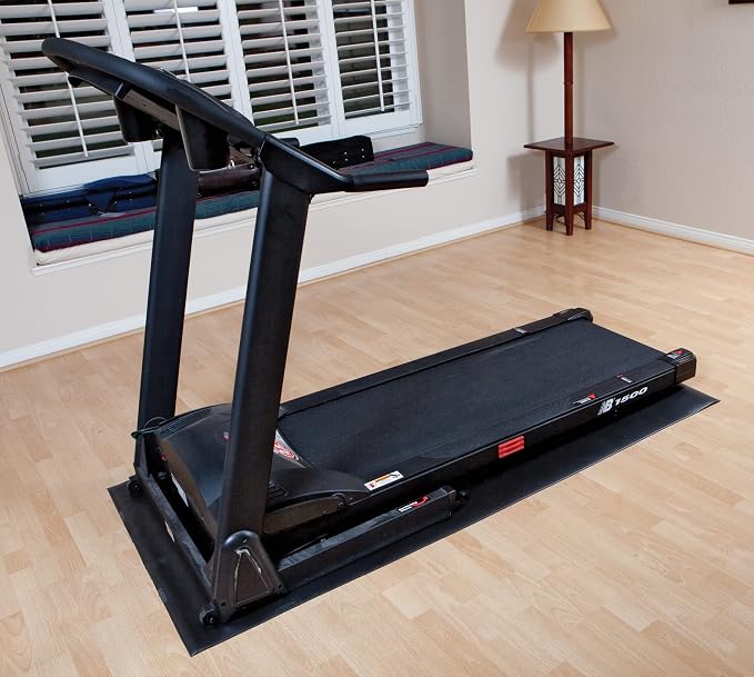Marcy Fitness Equipment Mat and Floor Protector Compatible for Treadmills, Elliptical, Exercise Bikes, Stationary Cycles and Accessories