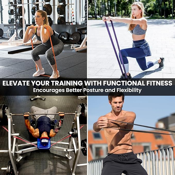 Rubberbanditz Pull Up Assist Resistance Bands Heavy Duty Loop Exercise Workout Bands for Powerlifting, Mobility, and Stretching