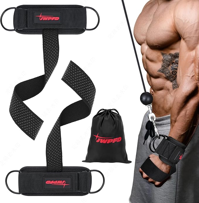Lifting Straps With D Ring for Weightlifting, Cable Machine, Comfortable Wrist Brace Enhanced Grip for Gym Wrist Straps for Men Woman