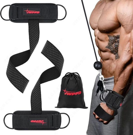 Lifting Straps With D Ring for Weightlifting, Cable Machine, Comfortable Wrist Brace Enhanced Grip for Gym Wrist Straps for Men Woman