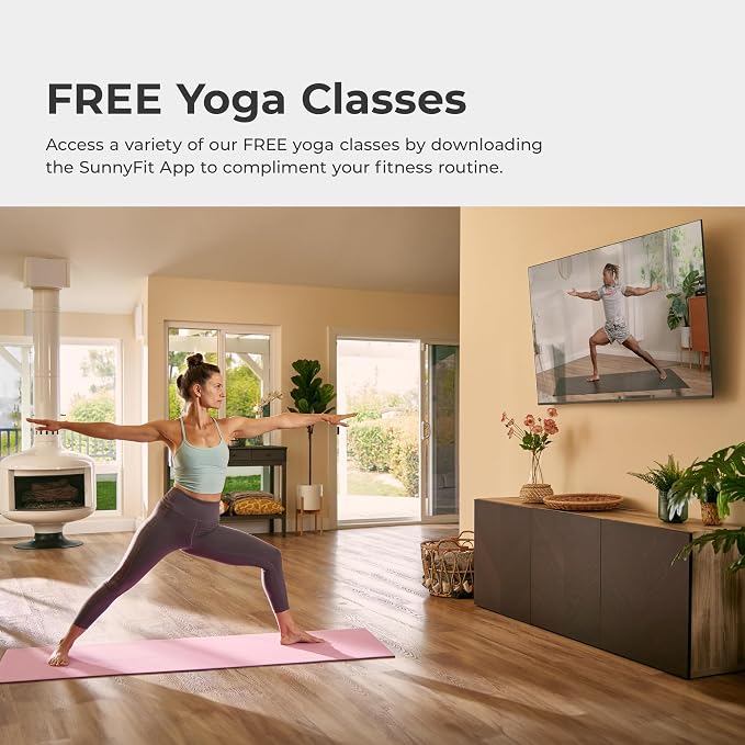 Sunny Health & Fitness Exercise Yoga Mats - Non-Slip Support for Home & Gym