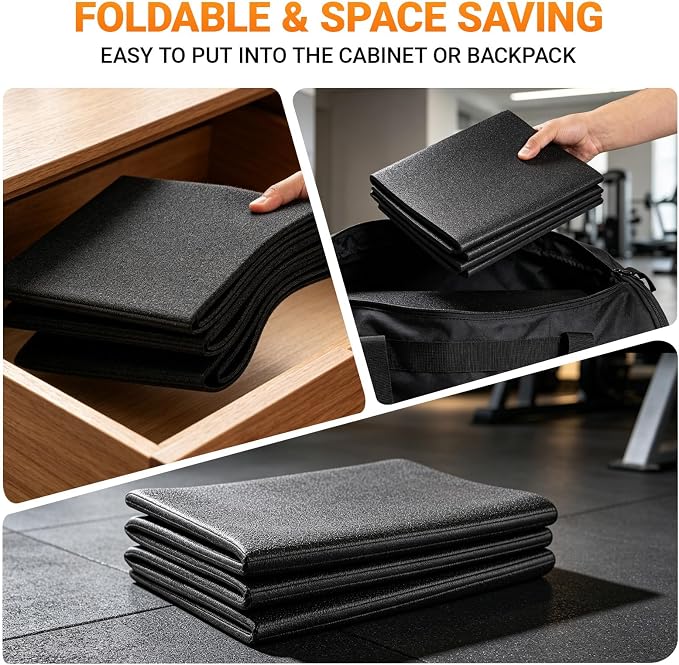 Treadmill Mat 55"x24",Anti-Slip Treadmill Pad for Home Gym | High-Density PVC Floor Protector，Easy to Roll & Store, Vibration Absorbing Walking Pad Mat for Treadmill