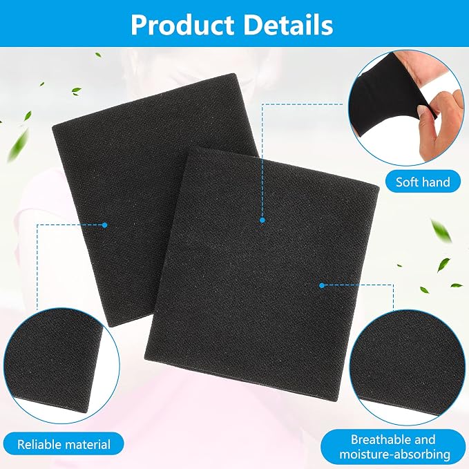SATINIOR 2 Pairs Compression Wrist Sleeve Compression Wrist Brace Wrist Supports Wrist Wraps Elastic Wristbands for Men and Women Tennis, Tendonitis, Carpal Tunnel (Black, Large)