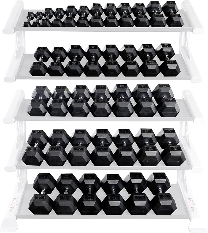 Body-Solid Cast Iron Hexagon Dumbbell, Hand Weights For Men and Women, Weight Dumbbells for Strength Training, Body Building Home Gym Training Gear