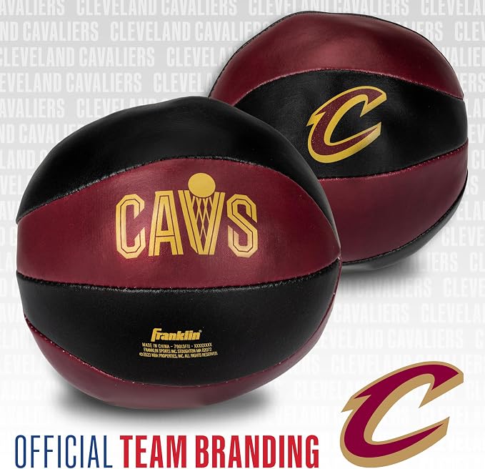 Franklin Sports NBA Toy Basketballs - 2 Pack of Kids Soft Mini Basketballs for Over The Door + Indoor Hoops - NBA Fan Shop