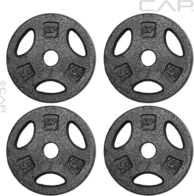 CAP Barbell Standard 1-Inch Grip Weight Plates