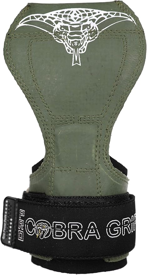 Cobra Grips Weight Lifting Gloves with Adjustable Neoprene Padded Wrist Wraps - Heavy Duty Alternative to Power Lifting Hooks for Deadlifts