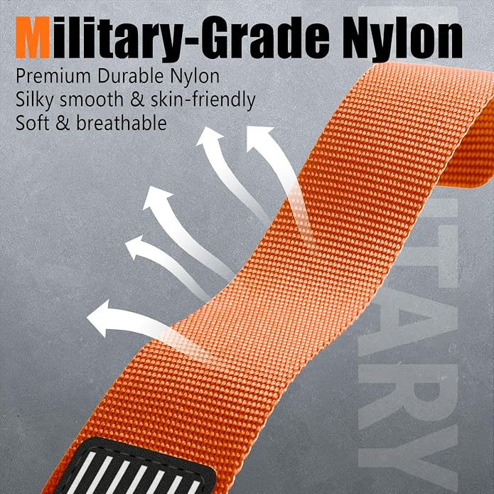 Rugged Nylon- Compatible with Apple Watch Ultra 3/ Ultra 2 Band 49mm Men,Tactical Soft Woven Stars- Stripes Flag Sport Strap for iWatch Bands 46mm 45mm 44mm 42mm Series 11 10 9 8 7 6 5 4 3 2 1 Se