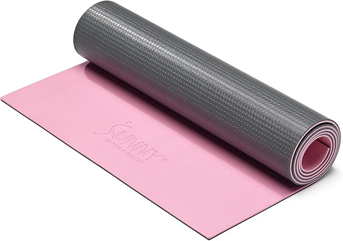 Sunny Health & Fitness Exercise Yoga Mats - Non-Slip Support for Home & Gym