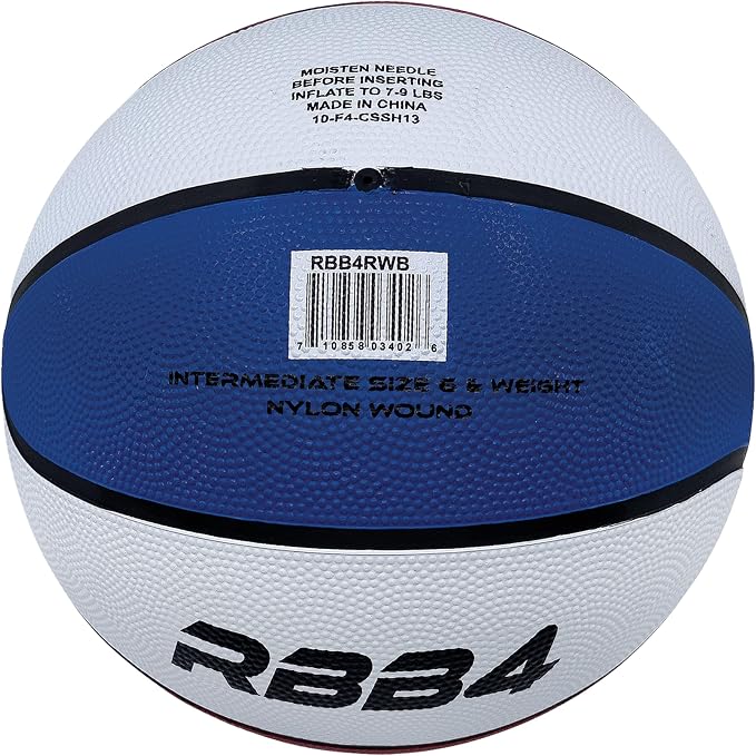 Champion Sports Rubber Basketballs – Durable Indoor & Outdoor Training & Recreational Game Balls, Multiple Sizes & Colors