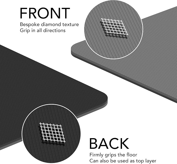 Large Exercise Mat – Extra Thick 10mm Workout Mat (72"x32") – Non-Slip TPE Yoga Mat for Women & Men – Pilates, HIIT, Fitness & Home Gym Mat – Includes Free Carry Bag