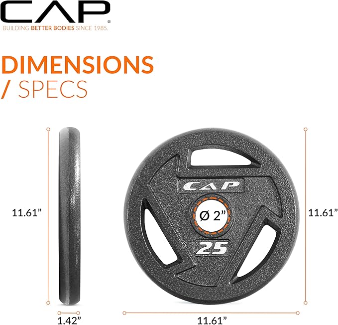 CAP Barbell 2-Inch Olympic Weight Plate | Multiple Options
