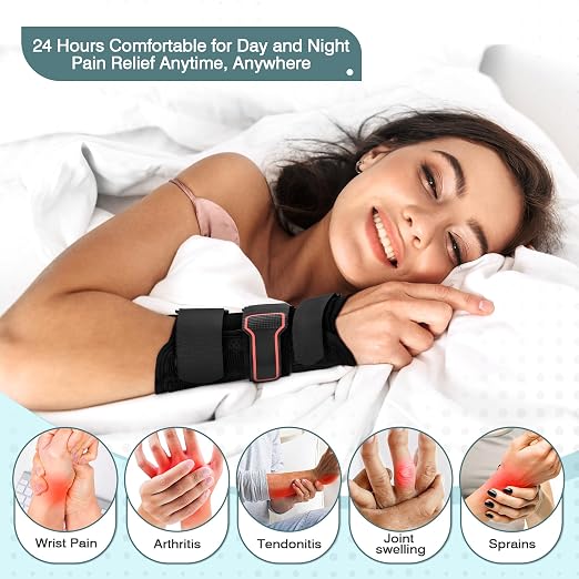 Medibot Wrist Brace & Thumb Spica Splint, for De Quervain's Tenosynovitis, Tendonitis, Carpal Tunnel & Arthritis Wrist Support Thumb Splint (Left Hand - Small)
