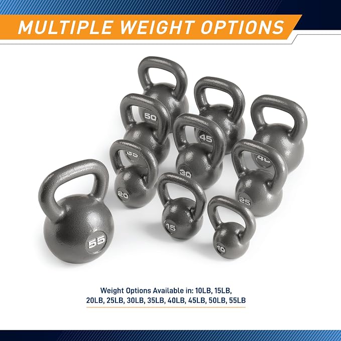 Marcy Hammertone Kettle Bells - 10 to 55 lbs. HKB Workout Weights