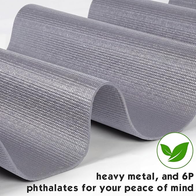 Nuanchu Yoga Mat Roll 24 inch Width, 4mm Thick Non Slip Exercise Mat, Large Anti Tear Gym Flooring for Home Workout, Fitness, Senior Dog Floor Protection