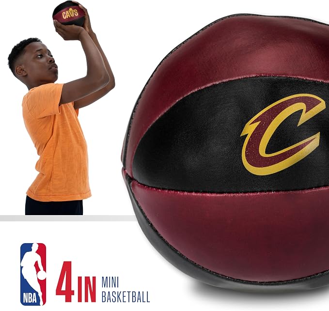Franklin Sports NBA Toy Basketballs - 2 Pack of Kids Soft Mini Basketballs for Over The Door + Indoor Hoops - NBA Fan Shop