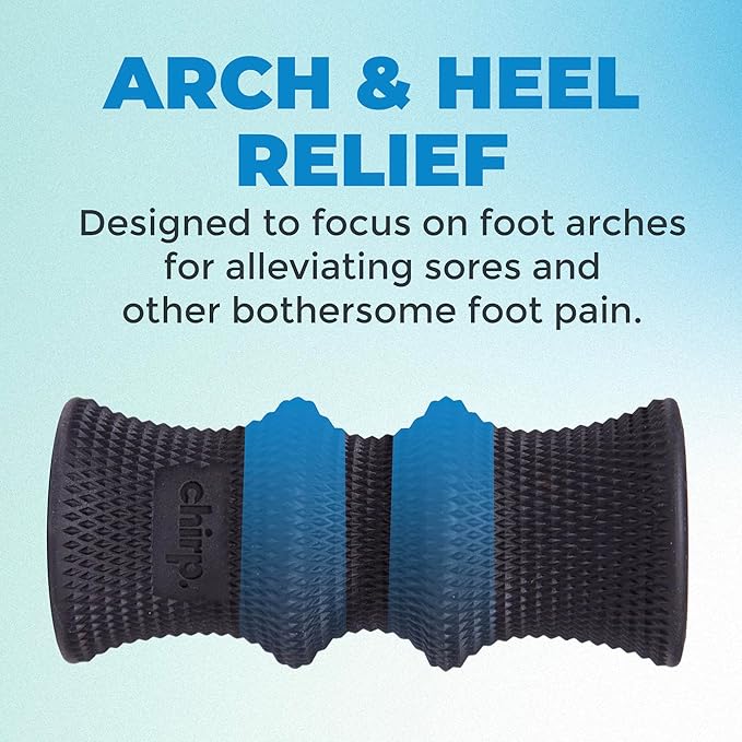 Chirp Foam Roller for Back & Neck Relief, 2-Inch Mint | Foot Roller, Foam Roller for Feet and Arches, Plantar Massage, Muscle Recovery, Compact 2 Inch
