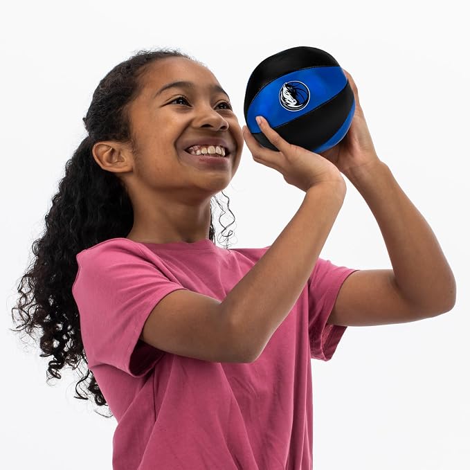 Franklin Sports NBA Toy Basketballs - 2 Pack of Kids Soft Mini Basketballs for Over The Door + Indoor Hoops - NBA Fan Shop