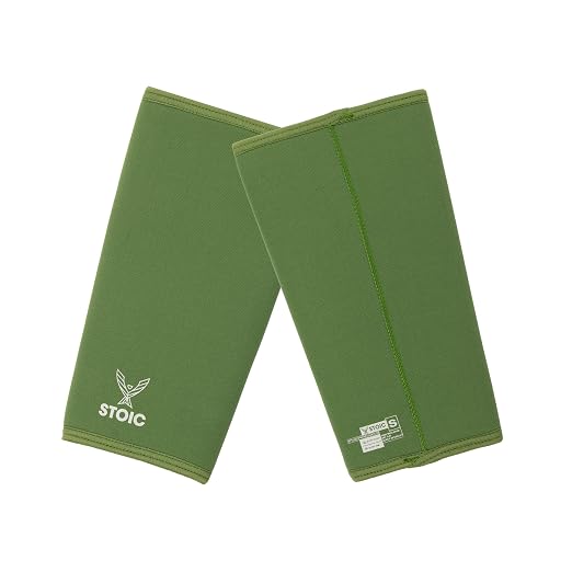 Stoic 7mm Neoprene Knee Sleeves for Men & Women - Olive, X-Small