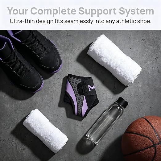 Ankle Brace 2 Pack, Adjustable Lace-Up Ankle Support with Stabilizing Straps, Breathable Compression Ankle Sleeve for Sports Basketball Running Daily Use Men Women (Gray)
