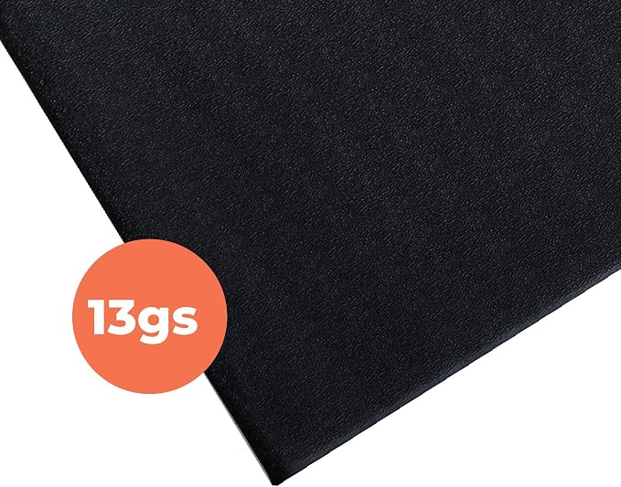 SuperMats Heavy Duty Equipment Non-Slip Mat 13GS | 30" × 60" – Fits recumbent & upright bikes, indoor cycles, steppers, step platforms, and compact home gyms