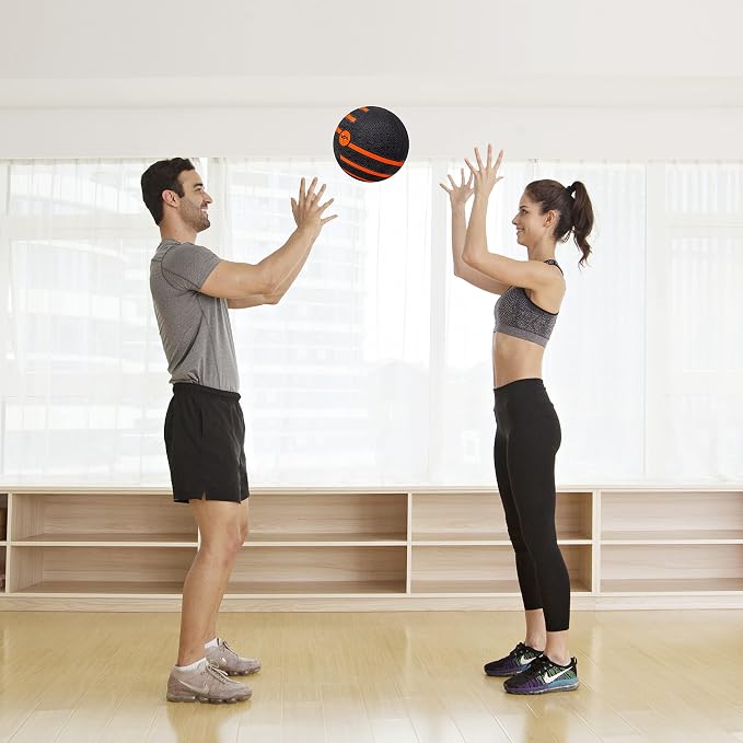 JFIT Dual Texture Medicine Ball – Weighted Exercise Ball for Strength, Core & Functional Fitness Training