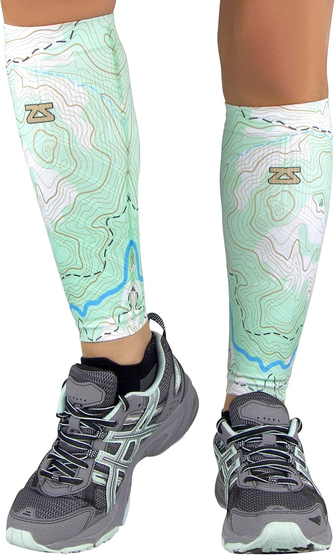 Zensah Running Leg Compression Sleeves - Shin Splint, Calf Compression Sleeve Men and Women