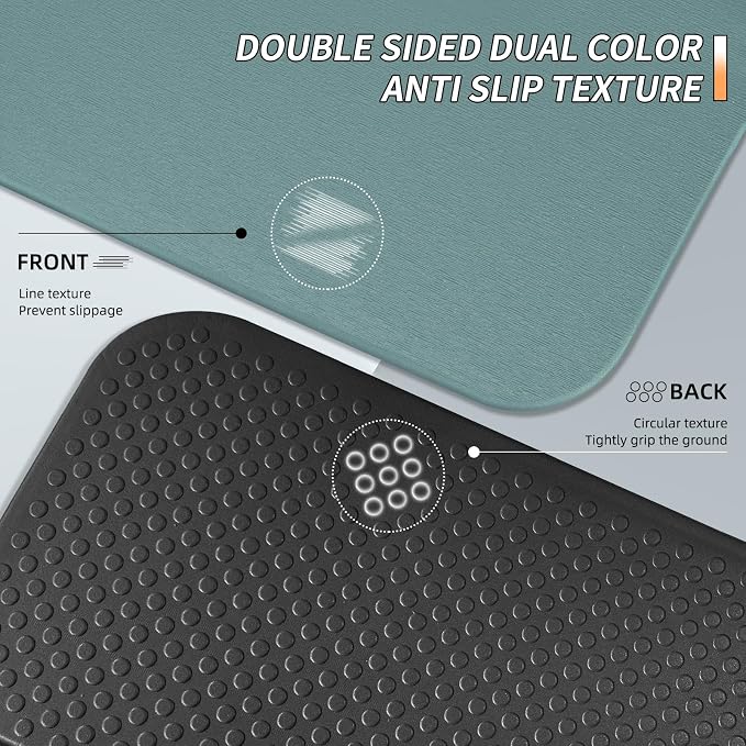 PAIDU Foldable Fitness Yoga Mat | 2/5" (10MM) Extra Thick | SGS Certified Non-Slip TPE | 75x26" Extra Long-Wide | Portable & Easy Store | for Yoga, Pilates, Home Gym & Full-Body Workouts