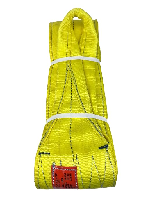 Kennedy Wire Rope & Sling Co. 6" x 12' 2-Ply Twist Eye Polyester Lifting Sling (Various Sizes in Listing) Made in The USA