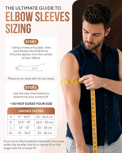 TheraCopper Copper Elbow Compression Sleeve for Men & Women (Pair) – Infused Copper Elbow Brace for Tennis Elbow, Tendonitis, Arthritis & Bursitis – Elbow Support for Golf, Workouts & Recovery (X-Large)