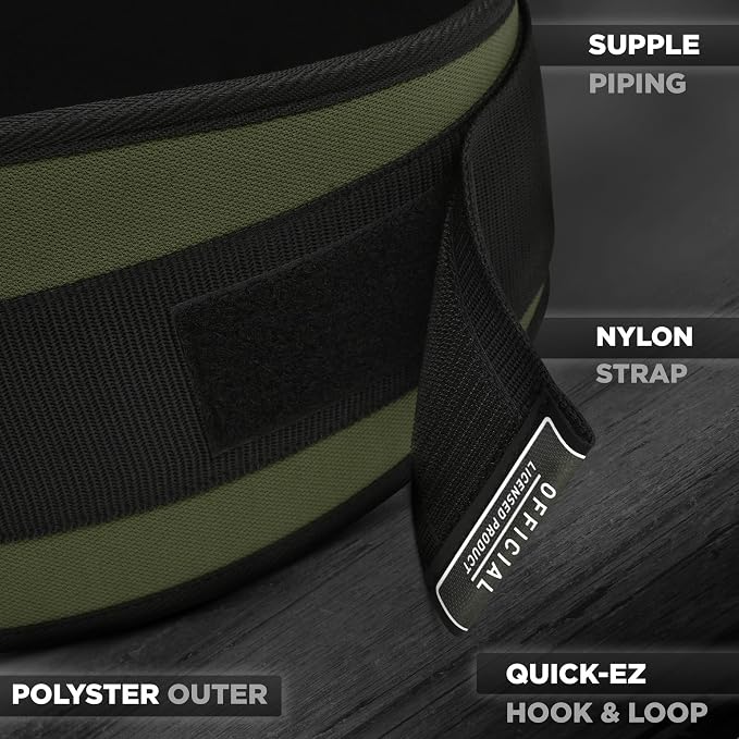 RDX Weight Lifting Belt AUTO LOCK, 6.5” Padded Back Support, Men Women Gym Fitness Strength Training, Bodybuilding Powerlifting Weightlifting Workout, Deadlift Squat, Pro Exercise Equipment