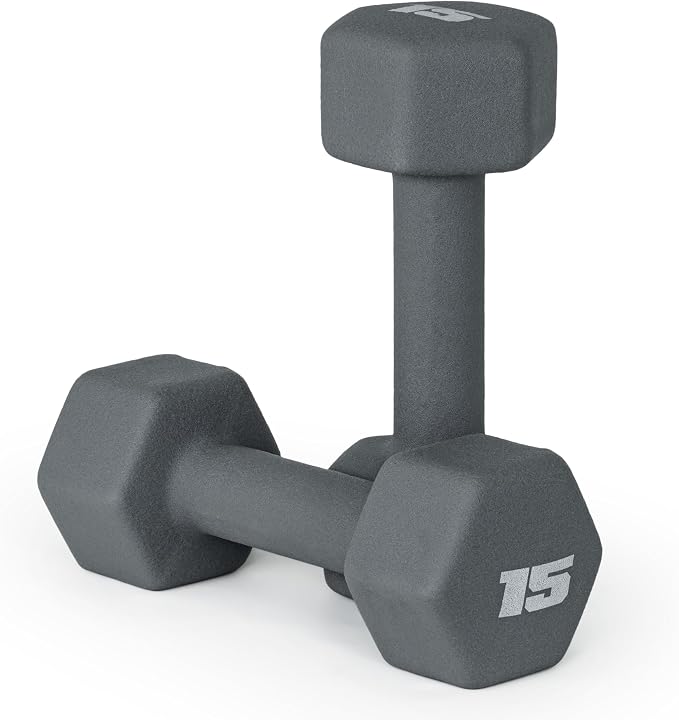 CAP Barbell Neoprene Dumbbell Weights Pairs & Sets | Color Series