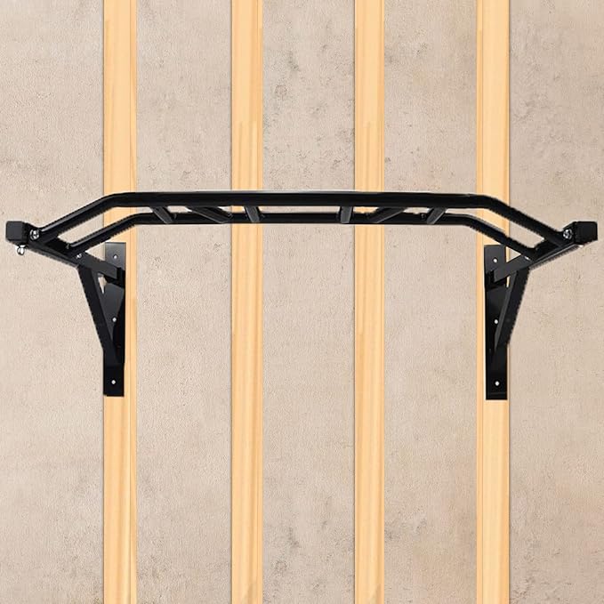 Wall Mounted Pull Up Bar Multifunctional Chin Up bar for Home Gym | Heavy Duty Multifunctional,Power Tower Set,Training Equipment Fitness Dip Stand,Supports to 440 Lbs