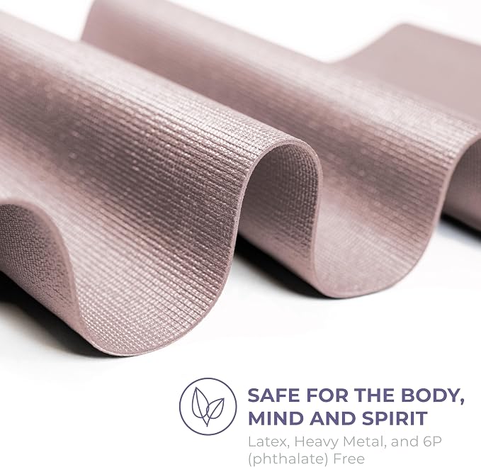 Voyage 5mm Studio Yoga Mats, 6 Pack, 72x24in | Extra Long, Anti-Tear Exercise Mats for Workout, Stretching, Fitness - Non Slip Gym Mats for Home, Schools and Studios