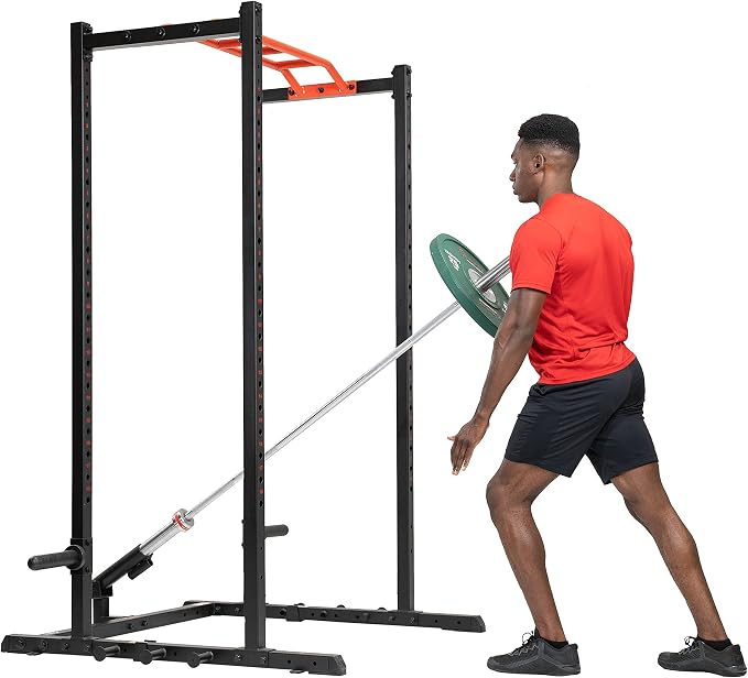 Sunny Health & Fitness Power Cage Squat Rack Attachments for Home Gym | Strength Training, Expanded Workout Variety, Durable Construction, Secure Fit, Quick Installation, Versatile Exercise Support