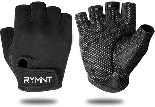 Workout Gloves for Women Men, Weight Lifting Gloves Padded, Full Palm Grip | Gym Grip Gloves for Weightlifting, Rowing, Exercise, Cycling, Dumbbells, Kettlebells, Home Work Out Equipment, Half-finger