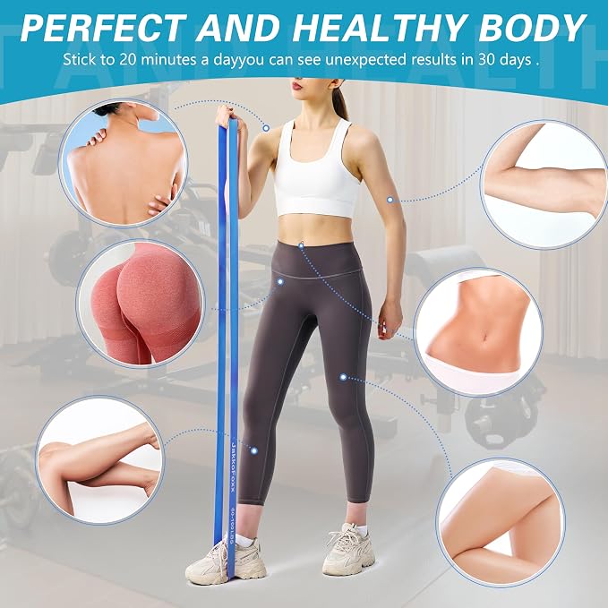 Resistance Bands,Pull Up Bands,Stretching Assist Bands Set for Men & WomenPortable Exercise, Muscle Training,Physical Therapy,Exercise Workout Bands for Working Out