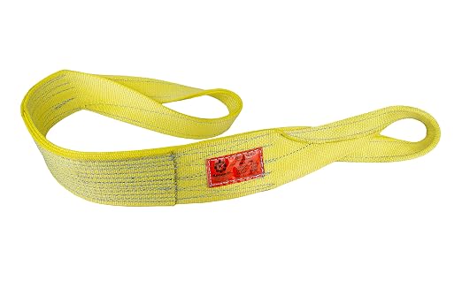 Kennedy Wire Rope & Sling Co. 4" x 4' 2-Ply Twist Eye Polyester Lifting Sling (Various Sizes in Listing) Made in The USA