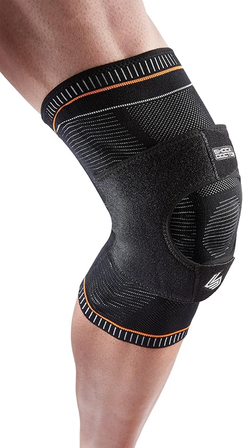 Shock Doctor Ultra Knit Knee Support, Knee Brace for Preventing & Healing Patella Instability, Meniscus Injuries, Minor Ligament Sprains & Hyperextension, for Men & Women, Sold as Single Unit (1)