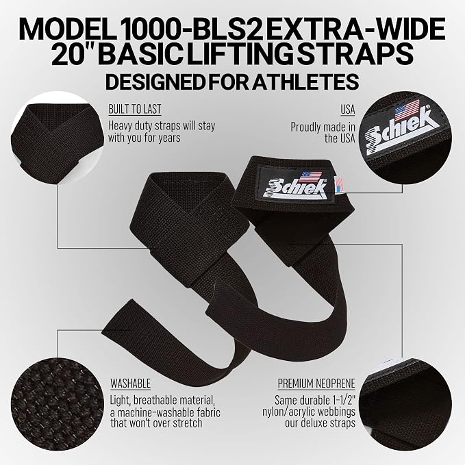 Schiek - Basic Lifting Straps- 2"