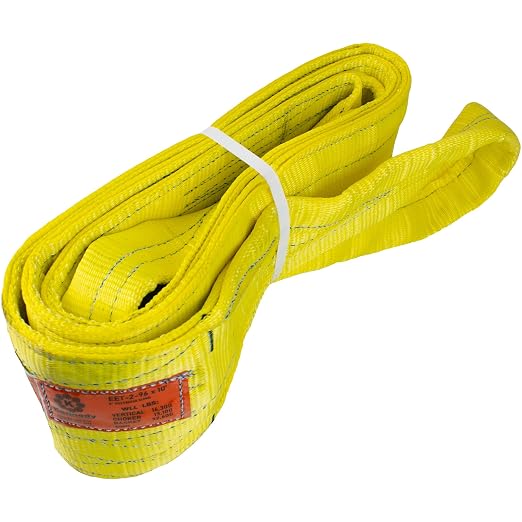 Kennedy Wire Rope & Sling Co. 6" x 12' 2-Ply Twist Eye Polyester Lifting Sling (Various Sizes in Listing) Made in The USA