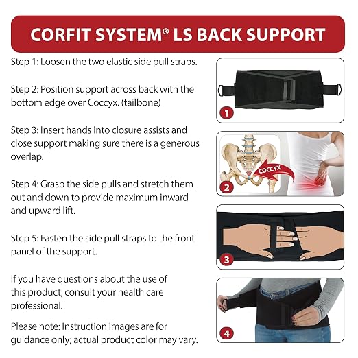 CorFit Back Brace for Lower Back Pain Relief & Lumbar Support Belt, WH, XS | CorFit's patented proportional sizing and dual pulls deliver customized compression, posture support, and spinal stability.
