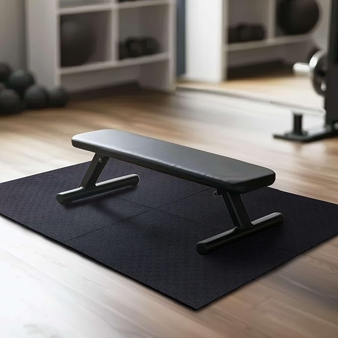 Mohawk Home Heavy Duty Rubber Stall Mat - Gym Floor- Under Dog Crate - All Purpose Utility 2'x3' - 1/2" Thick - Solid Texture