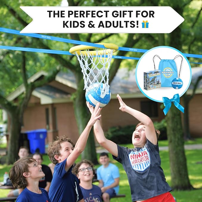 Portable Basketball Hoop with Adjustable Height - Play Floating Outdoor Yard Game at Beach, Lawn, Backyard, Pool, Grass - New Sport for Boys, Girls, Family