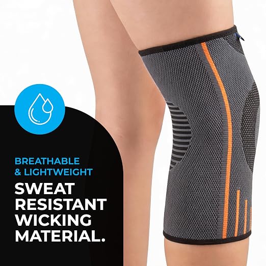 VITTO Kids Knee Brace - Osgood Schlatter Knee Brace Youth, Compression Sleeve for Boys and Girls from 4-14 years old (L)