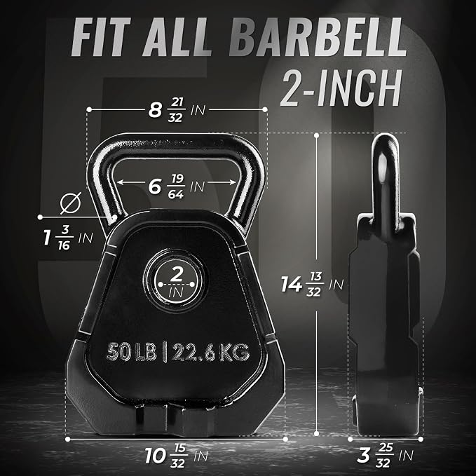 Yes4All Kettlebell Special Shape, Upgraded &Multifunctional for Advanced Training, Solid Cast Iron Powder Coated, Anti Slip Handle Strength Training Equipment